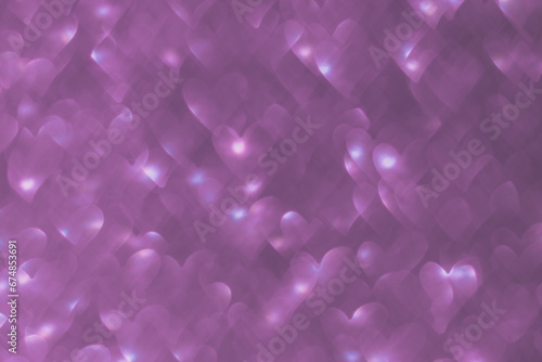 purple heart vintage grundge structured background with bokeh effect photo