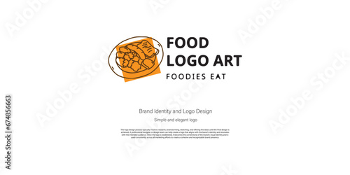 Restaurant and food logo design for graphic designer or web developer