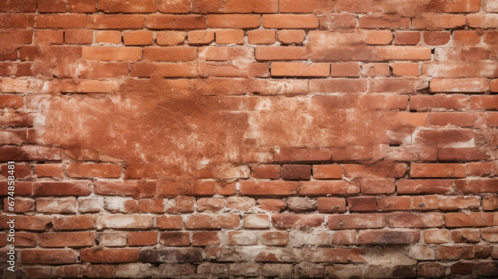 Obraz premium Red Brick Wall Texture Background