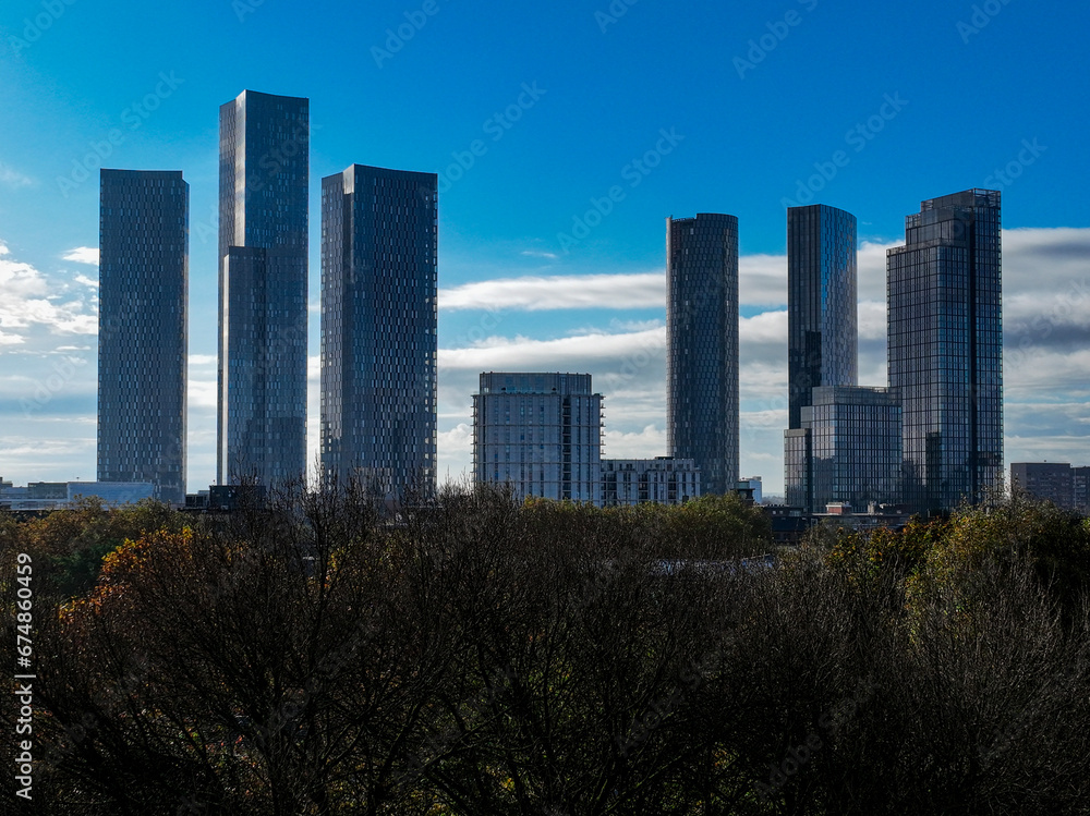 Obraz premium Autumnal Manchester Skyline 11