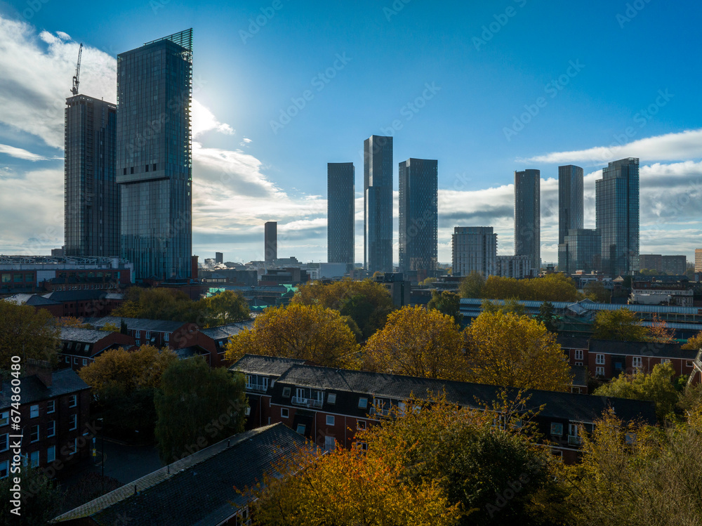 Autumnal Manchester Skyline 9 Autumnal Manchester Skyline 9
