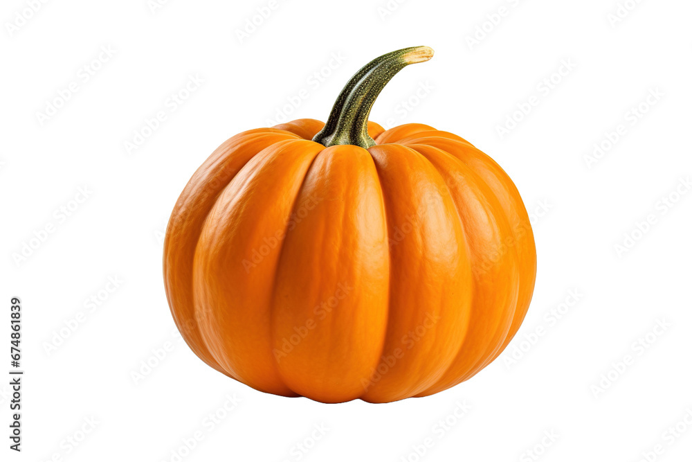 Pumpkin on transparent/white background. Pumpkin on transparent/white background.