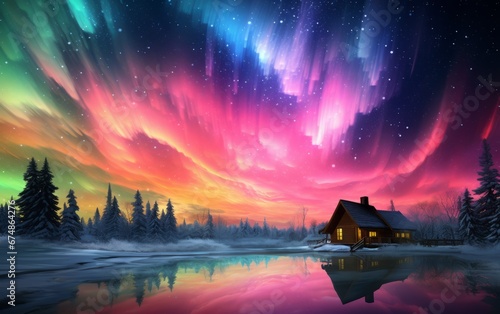 Aurora of overwhelming scale  a spectacular view  healing