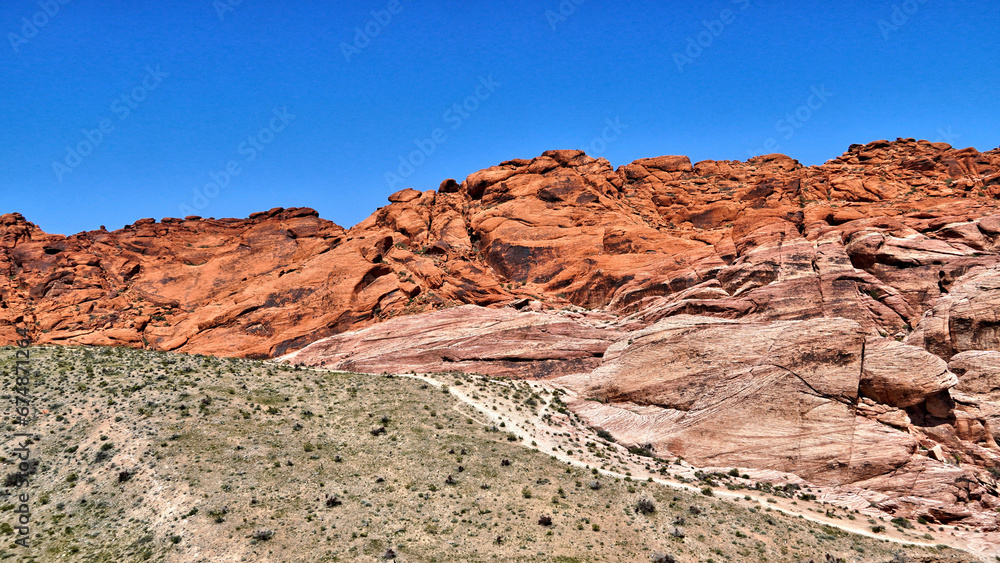 Beautiful, majestic Red Rock Canyon near Las Vegas, Nevada
