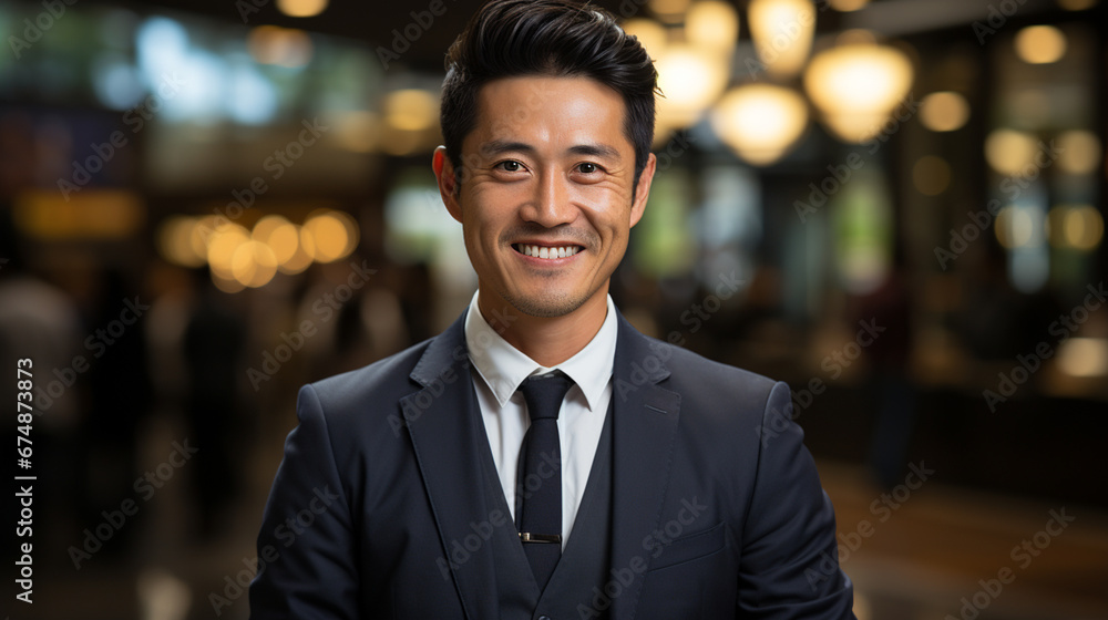 Successful businessman wearing suit and smiling. Leader. Executive. Professional. Businessman. Lawyer. Teacher. Asian man with formal suit. Background with copy space. Successful businessman wearing suit and smiling. Leader. Executive. Professional. Businessman. Lawyer. Teacher. Asian man with formal suit. Background with copy space.