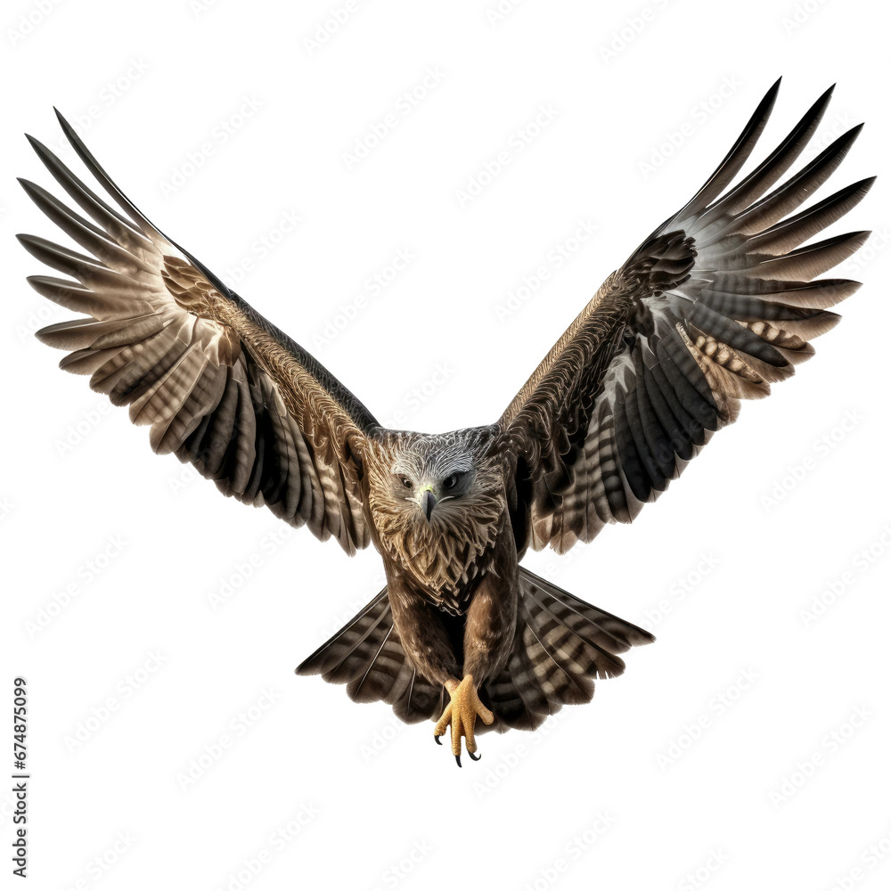 Fototapeta premium Black Kite in Flight