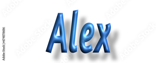 Alex - light blue/ blue color - writen name - ideal for websites, emails, presentations, greetings, banners, cards, books, t-shirt, sweatshirt, prints, cricut, silhouette,	