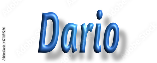Dario - light blue/ blue color -writen name - ideal for websites, emails, presentations, greetings, banners, cards, books, t-shirt, sweatshirt, prints, cricut, silhouette,	