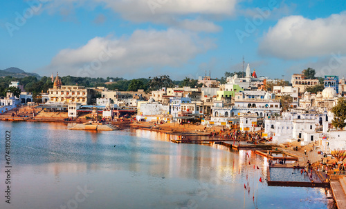 Pushkar Lake. Pushka, Rajasthan, India. photo