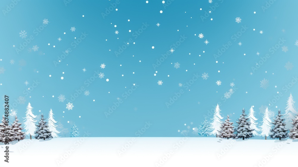 christmas style snowy blue background for text christmas style snowy blue background for text