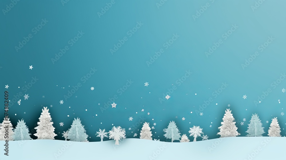 christmas style snowy blue background for text christmas style snowy blue background for text
