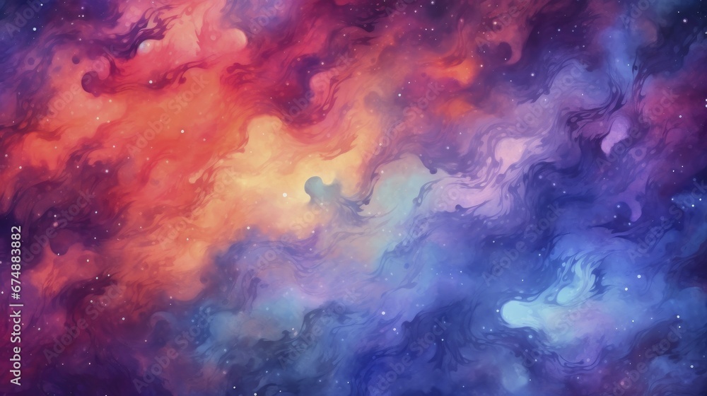 Gradient of colors in a galaxy