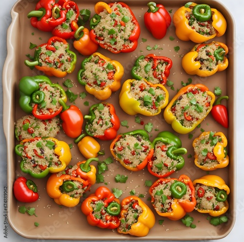 Nutrient-Packed Quinoa Stuffed Bell Peppers
