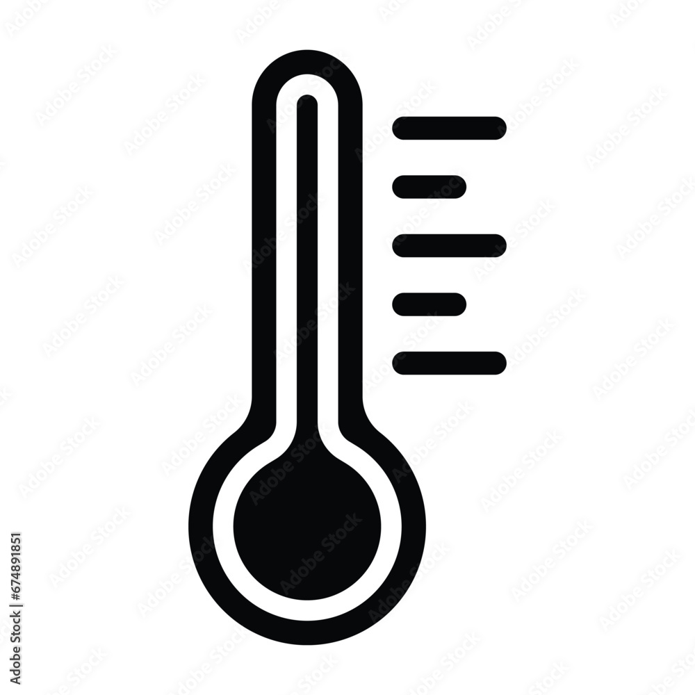 Thermometer icon design, illustration design Thermometer icon design, illustration design