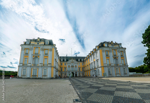 The Augustusburg Palace Bruhl Germany cloudscape photo