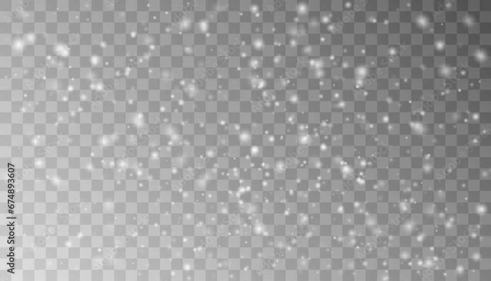 Snowfall, snowflakes of different shapes and forms. Snowflakes, snow background. Christmas snow for the new year. Snowfall, snowflakes of different shapes and forms. Snowflakes, snow background. Christmas snow for the new year.