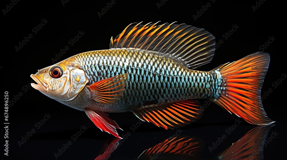 Realistic 3D Render of Tropical Fish Collection Realistic 3D Render of Tropical Fish Collection