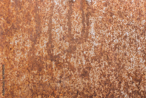 Background, texture of a rusty metal wall with rust. Photography, abstraction.