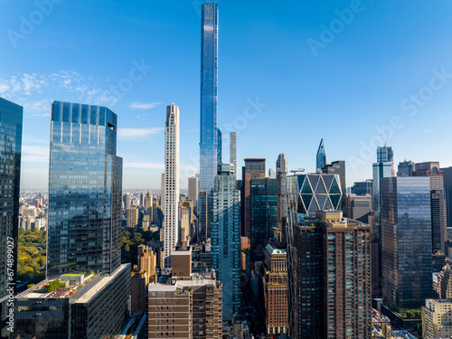 Skyscrapers in New York City Manhattan USA