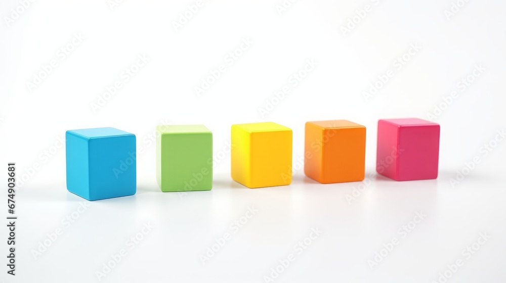 children's toys cubes on a white background. children's toys cubes on a white background.