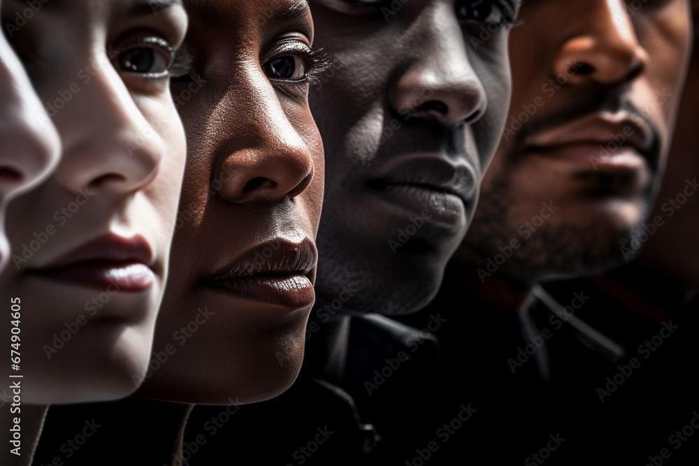 Une belle diversité de races et d'ethnies au travail. Des personnes de