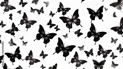 background a lot of butterflies. photo