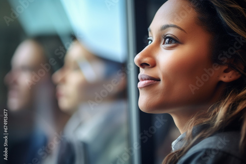 Hermosa diversidad de razas y etnias en el trabajo. Personas de diferentes culturas participando en una entrevista de trabajo inclusiva y justa.