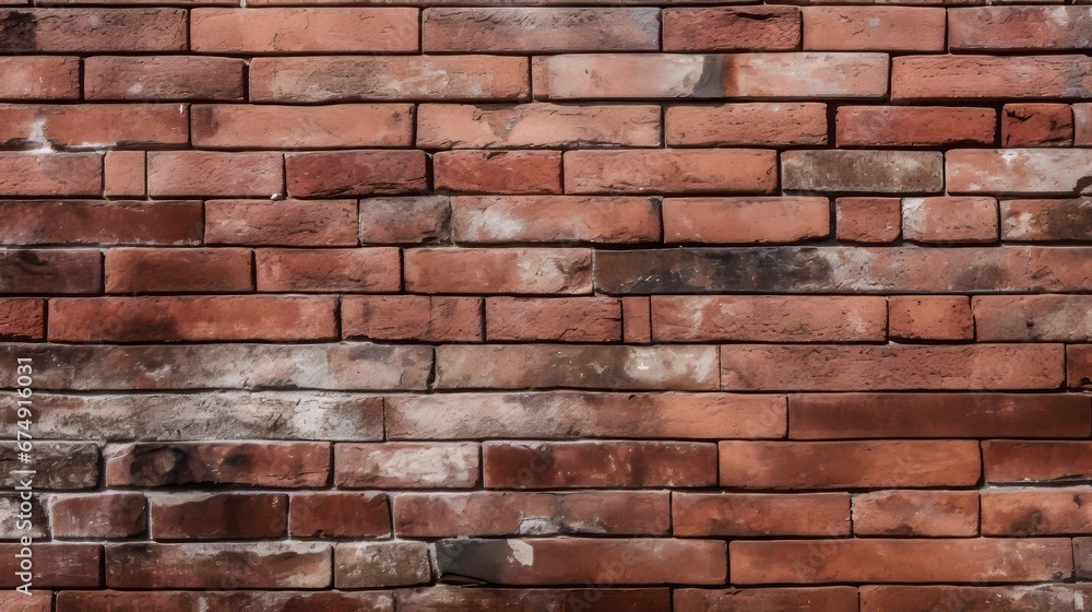 Fototapeta premium wall made of old bricks background.