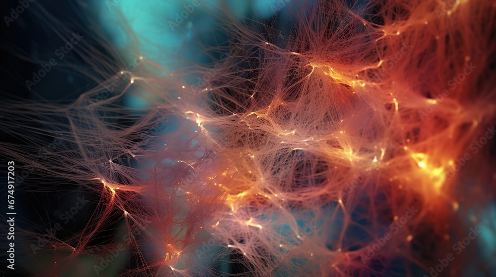 Grid surface. Abstract science or technology background. Digital background with glowing particles and lines. Big data visualization. Illustration for cover, brochure or presentation. Grid surface. Abstract science or technology background. Digital background with glowing particles and lines. Big data visualization. Illustration for cover, brochure or presentation.