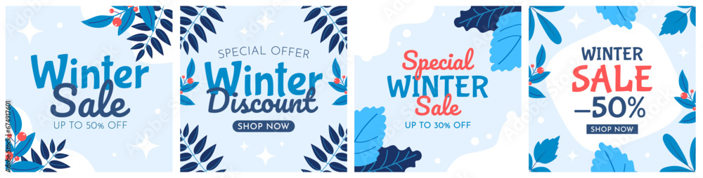 Winter sale banner, background template design.
Hand-drawn winter templates for social media, cards, posts, invitation, web, advertising. Discount, shop now, sale. Winter sale banner, background template design.
Hand-drawn winter templates for social media, cards, posts, invitation, web, advertising. Discount, shop now, sale.