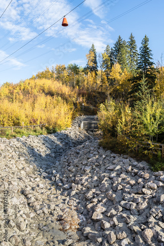 Municipaloutfall discharge point of rain collection waste stream photo