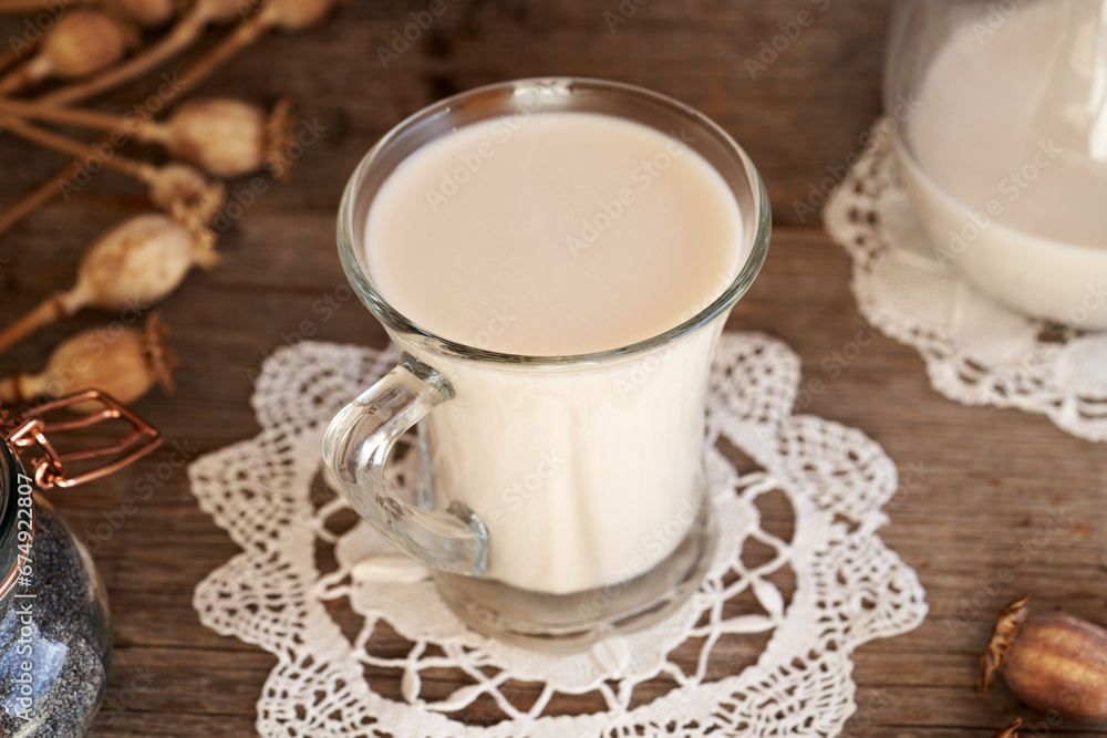 Poppy seed milk - vegan drink Poppy seed milk - vegan drink