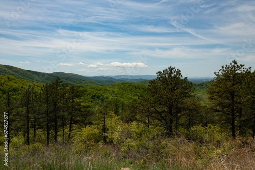 Fototapeta Naklejka Na Ścianę i Meble -  View from Skyline drive in the Shenandoah National Park, Virginia