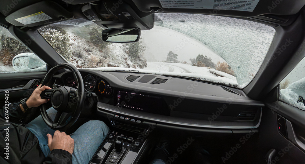 Driving During a Blizzard Driving During a Blizzard