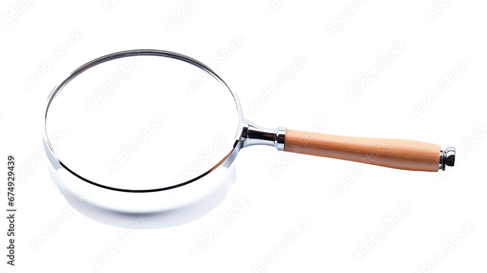 magnifying glass isolated against transparent background magnifying glass isolated against transparent background