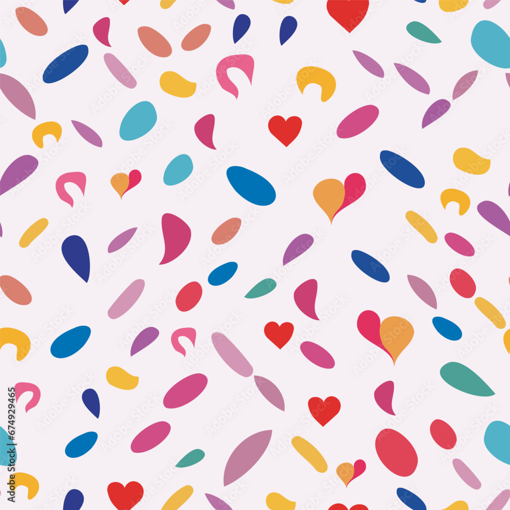 Shaped seamless pattern colorful. Creative aabstract style. Trendy texture Shaped seamless pattern colorful. Creative aabstract style. Trendy texture