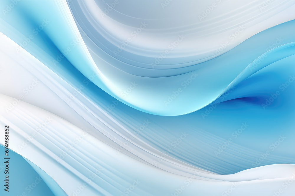 Beautiful futuristic Geometric background for your presentation. 3D wall in light blue and white tones. AI generated. Beautiful futuristic Geometric background for your presentation. 3D wall in light blue and white tones. AI generated.