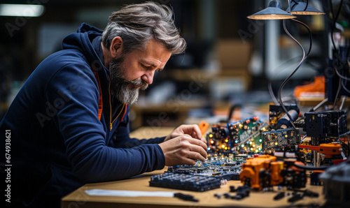 Precision in Electronic Assembly: An Expert's Daily Endeavor