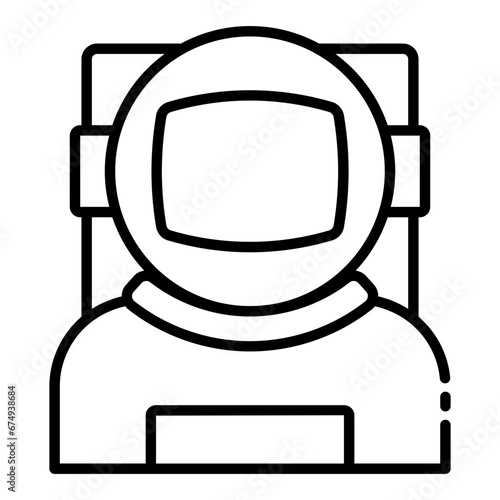 Astronaut spaceman icon