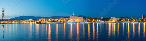 Waterfront skyline of Split in Croatia