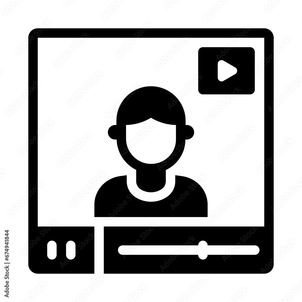Youtuber Profession icon Youtuber Profession icon