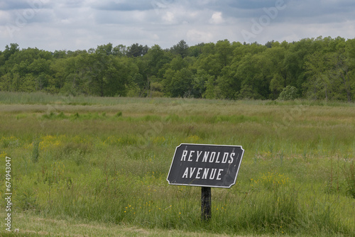 Reynold avenue on the battlefield at Gettysburg Pennsylvania photo