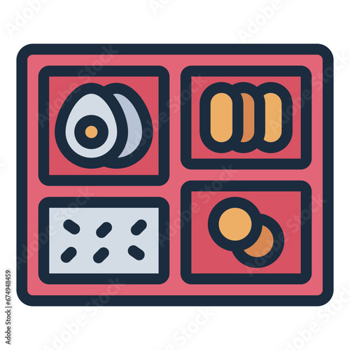 Bento japanese food culture icon