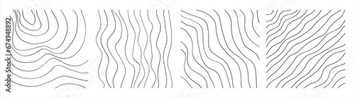 Handwritten Lines and strokes in different styles. Perfect for lettering and texture.