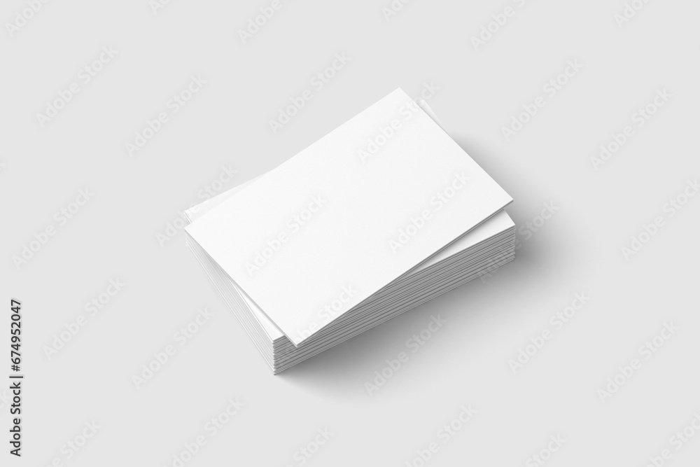Business Card Mockup 3D Rendering Business Card Mockup 3D Rendering