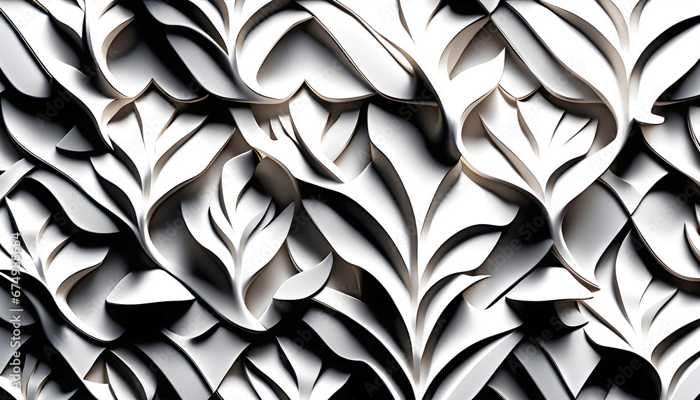 White geometric patterns, 3d tile wall texture, panorama banner background, White geometric patterns, 3d tile wall texture, panorama banner background,