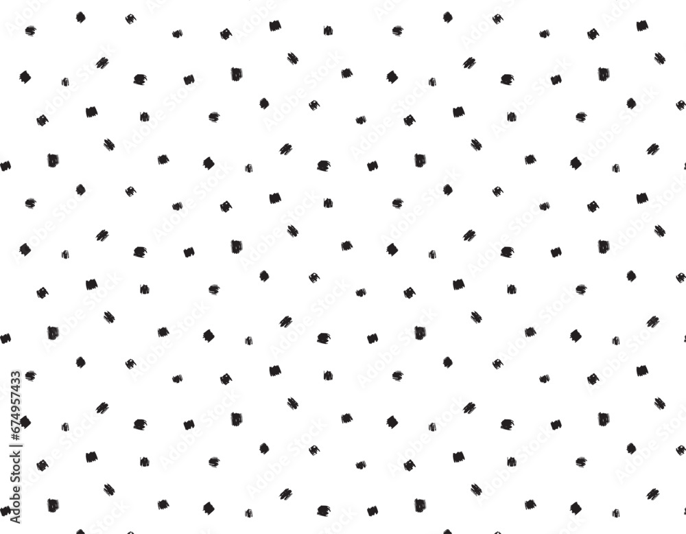 Pattern doodle dots on a transparent background, black circles drawn by hand. Modern abstract design for print and textile Pattern doodle dots on a transparent background, black circles drawn by hand. Modern abstract design for print and textile