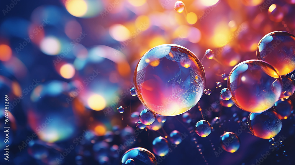 Abstract shining colorful bubbles background. Abstract shining colorful bubbles background.