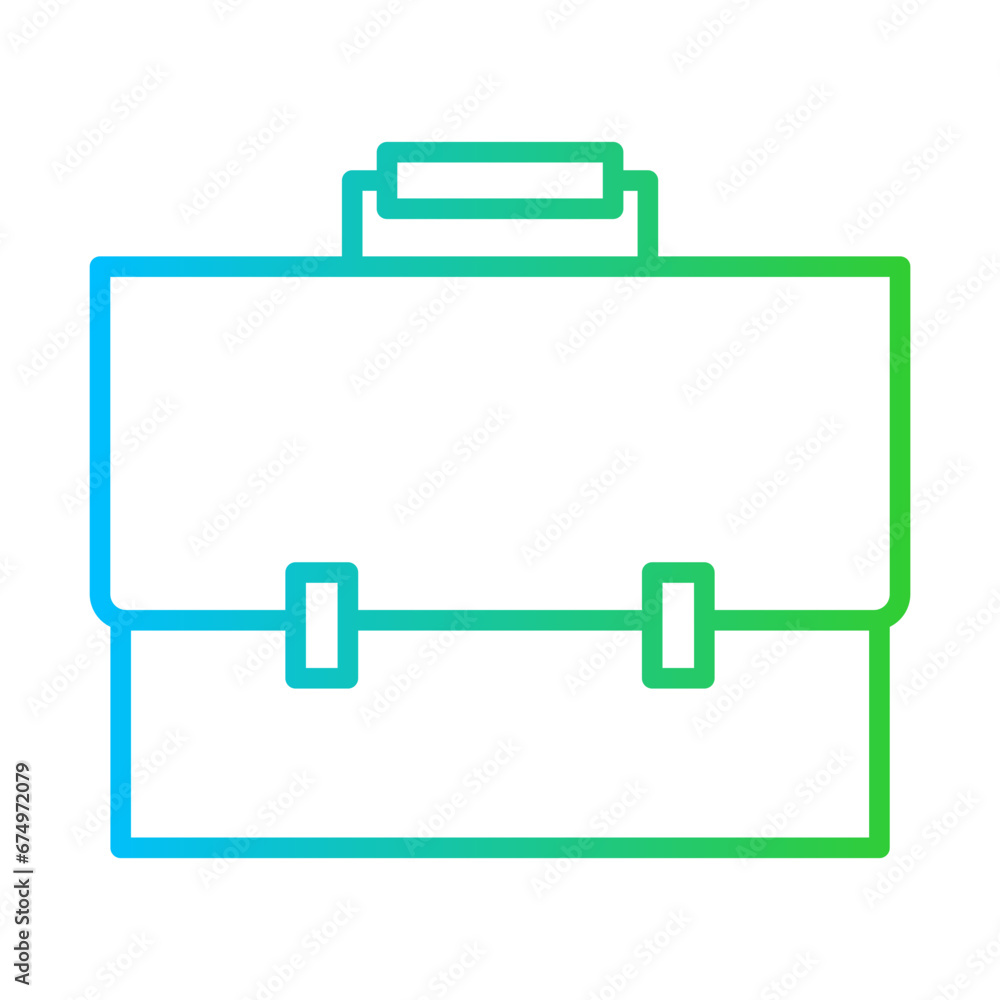 Portfolio marketing icon with blue and green gradient outline style. portfolio, layout, business, brochure, template, presentation, catalog. Vector illustration Portfolio marketing icon with blue and green gradient outline style. portfolio, layout, business, brochure, template, presentation, catalog. Vector illustration