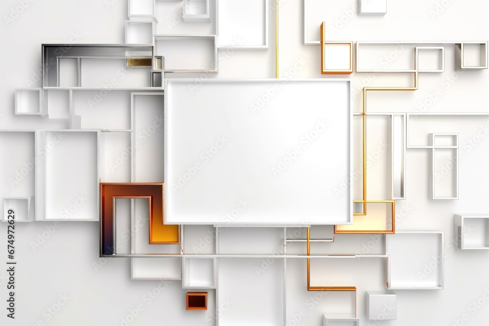 Abstract high tech white border, futuristic technology background Abstract high tech white border, futuristic technology background